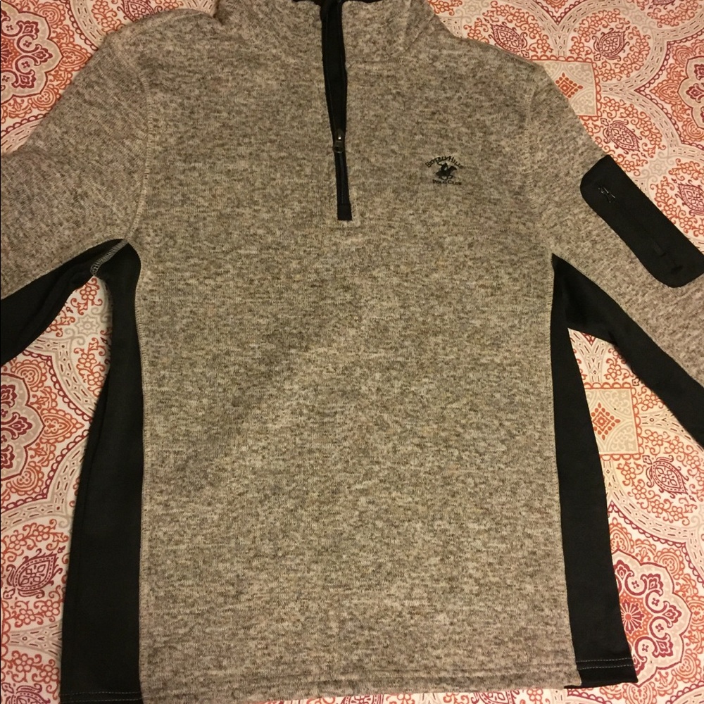 Beverly Hills polo club fleece pull over